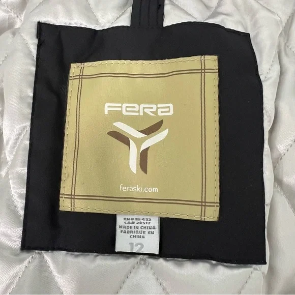 Fera Black Down Ski Jacket